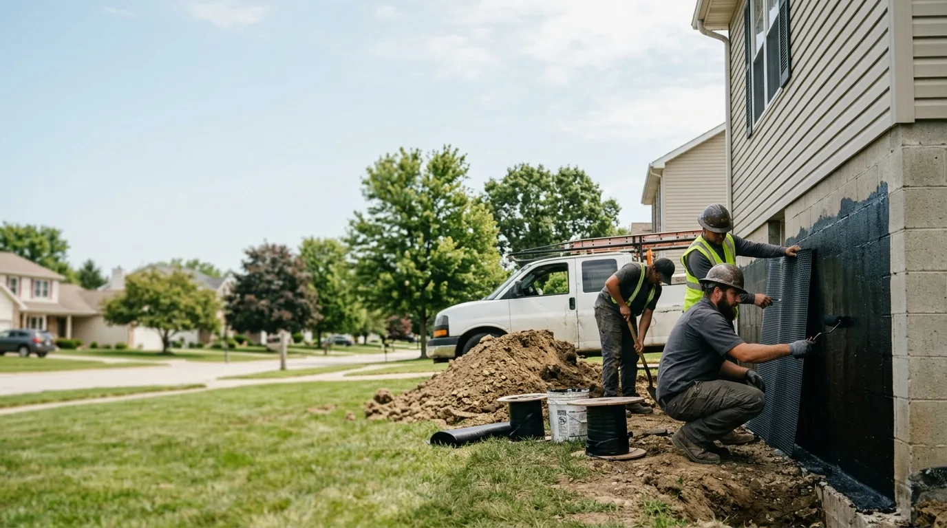 Basement Waterproofing in Dow, IL near me